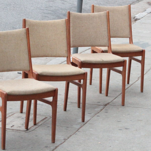 D Scan Teak Danish Modern Dining Chairs Motiroma